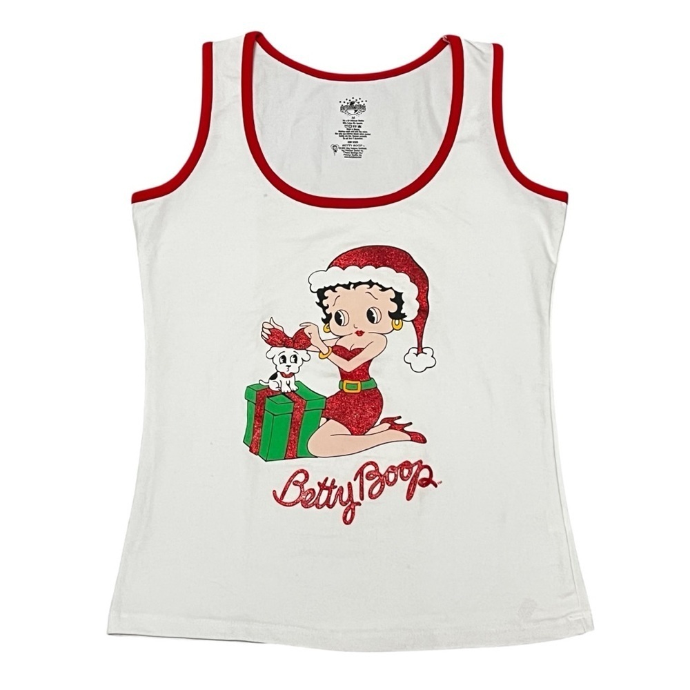 Betty Boop Christmas Sleeveless Shirt Size Medium Universal Studios Retro